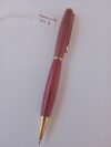 Stylo à bille: Amarante | Plaqué OR 24k