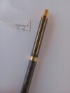 Stylo poussoir: Wengué | Plaqué Or 14K