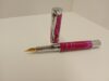Stylo plume résine - Rose / Chrome